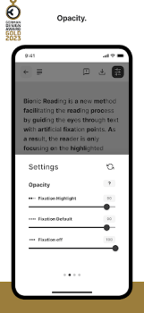 Herunterladen Bionic Reading® Bücher und Leitfäden für Android Bildschirmfoto 5