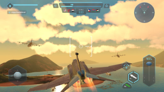 Herunterladen Sky Warriors: Flugzeugspiel Aktion für Android Bildschirmfoto 4