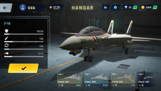 Herunterladen Sky Warriors: Flugzeugspiel Aktion für Android Bildschirmfoto 5