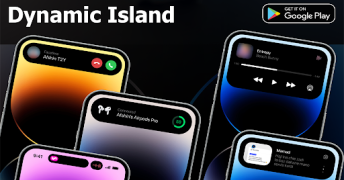 Herunterladen Dynamic Island iOS 17 Personalisierung für Android Bildschirmfoto 3