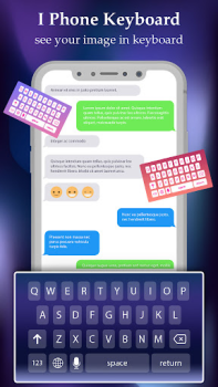 Herunterladen Keyboard For iPhone 14 pro Personalisierung für Android Bildschirmfoto 3