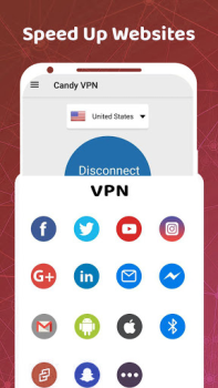 Herunterladen Candy VPN Werkzeuge für Android Bildschirmfoto 6