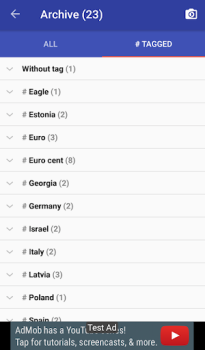 Herunterladen Coinoscope: Münzidentifizierer Bücher und Leitfäden für Android Bildschirmfoto 4