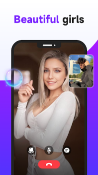 Herunterladen Horny Video Chat App With Girl Lebensstil für Android Bildschirmfoto 2