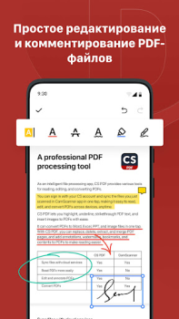 Herunterladen CS PDF Reader: PDF bearbeiten Arbeit für Android Bildschirmfoto 4