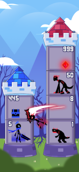 Herunterladen Hero Castle War: Tower Attack Rollenspiele für Android Bildschirmfoto 7