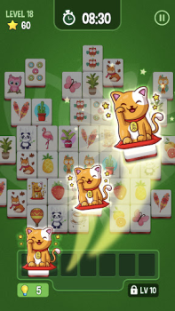 Herunterladen Mahjong Triple 3D -Tile Match Brettspiele für Android Bildschirmfoto 3