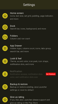 Herunterladen Java Launcher Personalisierung für Android Bildschirmfoto 6