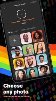Herunterladen Wombo: Make your selfies sing Unterhaltung für Android Bildschirmfoto 2