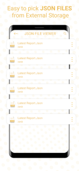 Herunterladen JSON Viewer - JSON File Reader Arbeit für Android Bildschirmfoto 3