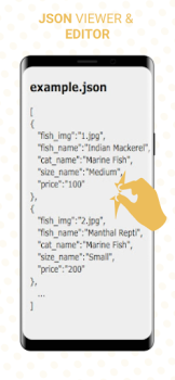 Herunterladen JSON Viewer - JSON File Reader Arbeit für Android Bildschirmfoto 4