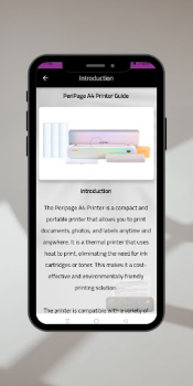 Herunterladen PeriPage-A4-Printer-Guide Arbeit für Android Bildschirmfoto 4
