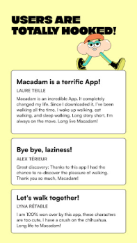 Herunterladen Macadam - Geh für Euros Gesundheit & Fitness für Android Bildschirmfoto 7