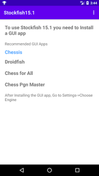 Herunterladen Stockfish 15.1 Chess Engine Brettspiele für Android Bildschirmfoto 3
