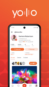 Herunterladen Yolllo platform Soziales für Android Bildschirmfoto 2