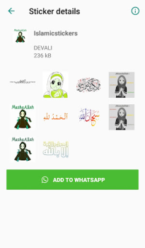 Herunterladen Islamic stickers for whatsapp Soziales für Android Bildschirmfoto 5