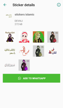 Herunterladen Islamic stickers for whatsapp Soziales für Android Bildschirmfoto 7