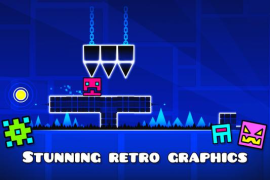Herunterladen Geometry Dash Lite Arkade für Android Bildschirmfoto 3