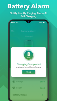 Herunterladen Battery Alarm Werkzeuge für Android Bildschirmfoto 2