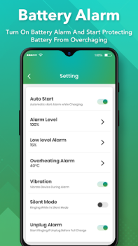 Herunterladen Battery Alarm Werkzeuge für Android Bildschirmfoto 3