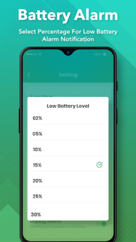 Herunterladen Battery Alarm Werkzeuge für Android Bildschirmfoto 4