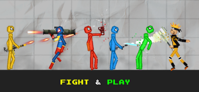 Herunterladen Stickman Playground Aktion für Android Bildschirmfoto 2