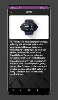 Herunterladen D18 Smart Watch guide Werkzeuge für Android Bildschirmfoto 7