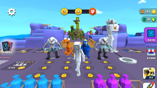 Herunterladen Melon vs People Playground 3D Aktion für Android Bildschirmfoto 2