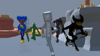 Herunterladen Melon vs People Playground 3D Aktion für Android Bildschirmfoto 4