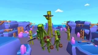 Herunterladen Melon vs People Playground 3D Aktion für Android Bildschirmfoto 7