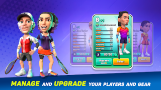 Herunterladen Mini Tennis Sport Spiele für Android Bildschirmfoto 3