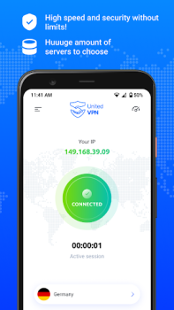 Herunterladen United VPN: Fast & Trusted Werkzeuge für Android Bildschirmfoto 2