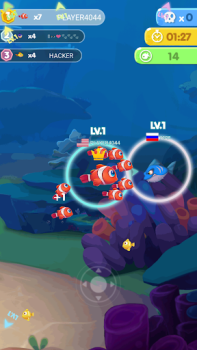 Herunterladen Fish Go.io 2 Gelegentlich für Android Bildschirmfoto 2