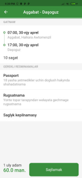 Herunterladen Междугородние автобусы -билеты Reisen für Android Bildschirmfoto 2