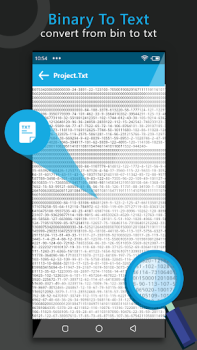 Herunterladen Bin-Dateiöffner – Bin-Viewer Werkzeuge für Android Bildschirmfoto 5