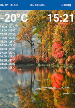 Herunterladen Погода в Новокузнецке онлайн Wetter für Android Bildschirmfoto 6