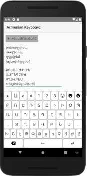 Herunterladen Հայկական ստեղնաշար Werkzeuge für Android Bildschirmfoto 2