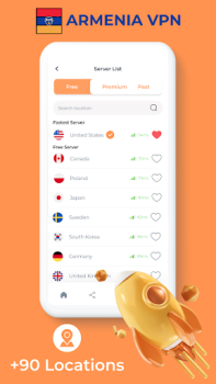 Herunterladen Armenia VPN - Private Proxy Werkzeuge für Android Bildschirmfoto 3