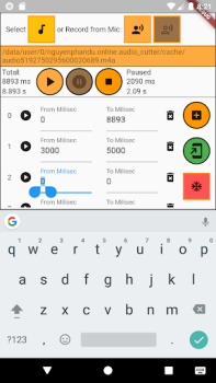 Herunterladen Audio splitter Werkzeuge für Android Bildschirmfoto 5