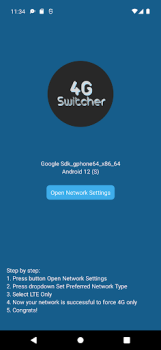 Herunterladen 4G/5G Switcher - Force Werkzeuge für Android Bildschirmfoto 2