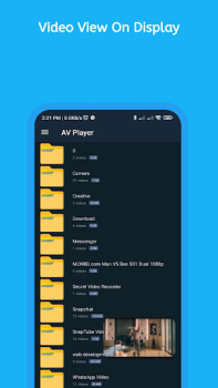 Herunterladen AV Player Video-Player und -Editoren für Android Bildschirmfoto 4