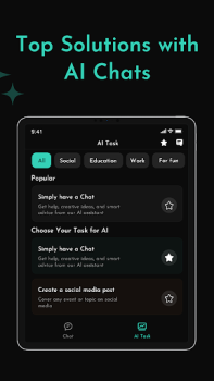 Herunterladen Chat AI: Chatten Sie mit AI Arbeit für Android Bildschirmfoto 7