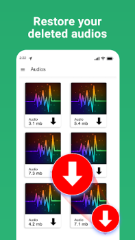 Herunterladen Audio-Wiederherstellung Werkzeuge für Android Bildschirmfoto 3