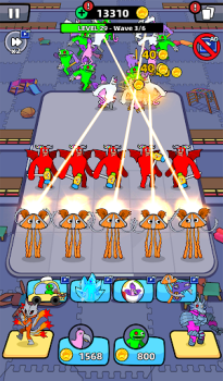 Herunterladen Merge Defense: Banban Fusion Arkade für Android Bildschirmfoto 3