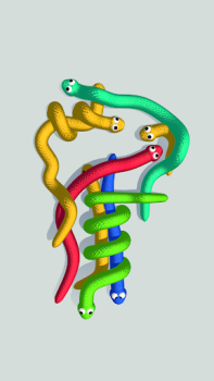Herunterladen Tangled Snakes Puzzle-Spiele für Android Bildschirmfoto 7