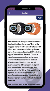 Herunterladen Smart Watch S8 Ultra Guide Werkzeuge für Android Bildschirmfoto 2
