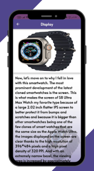 Herunterladen Smart Watch S8 Ultra Guide Werkzeuge für Android Bildschirmfoto 5