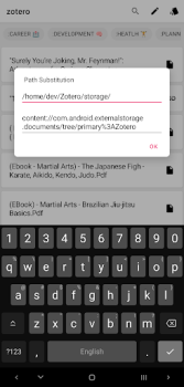 Herunterladen BibTex Manager Arbeit für Android Bildschirmfoto 4