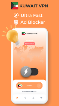 Herunterladen Kuwait VPN - Private Proxy Werkzeuge für Android Bildschirmfoto 2