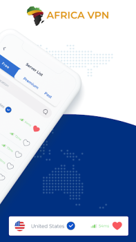 Herunterladen Africa VPN - Get Africa IP Werkzeuge für Android Bildschirmfoto 4